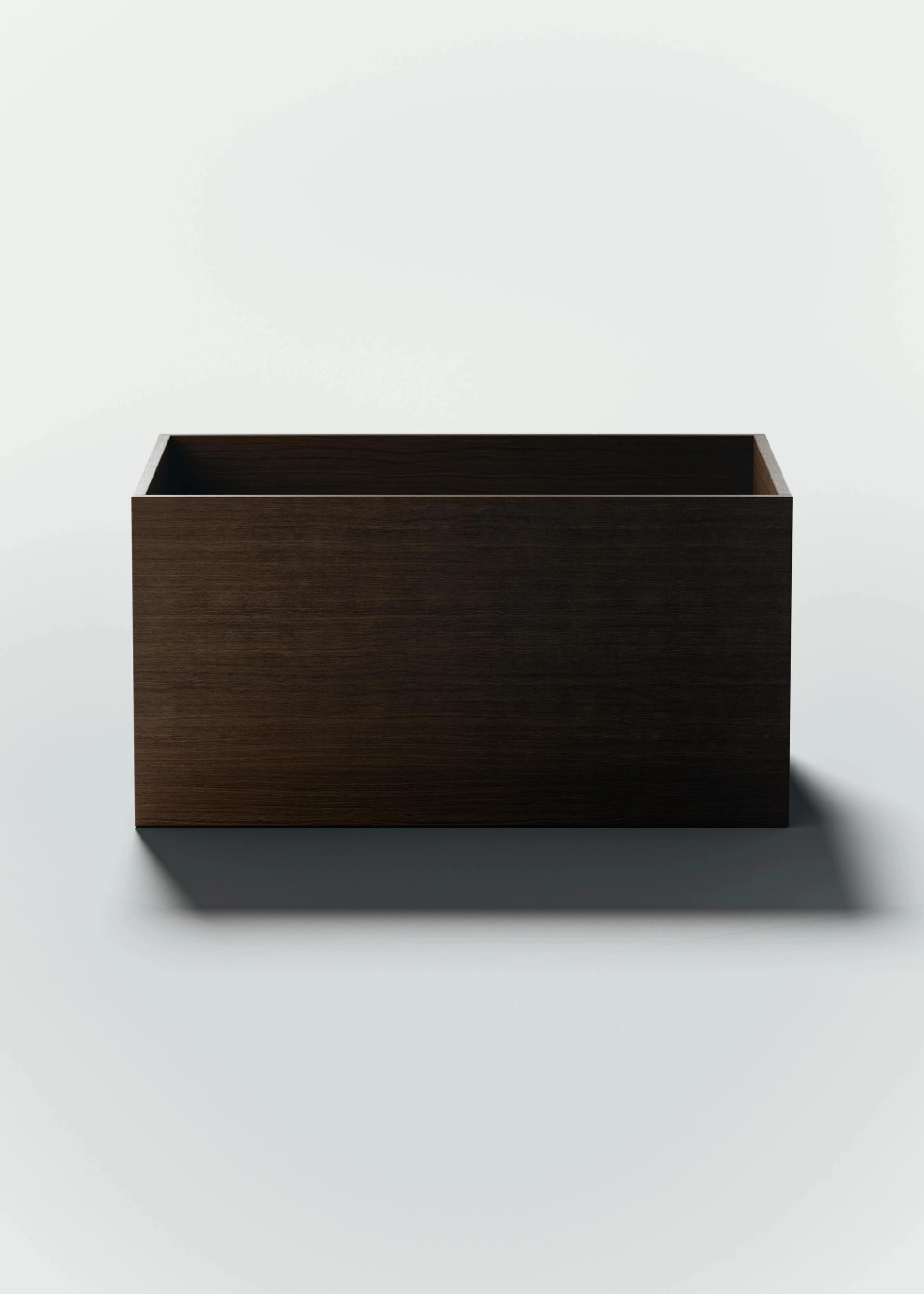 Boite à cigare en chêne de Bourgogne teinté avec des compartiments 